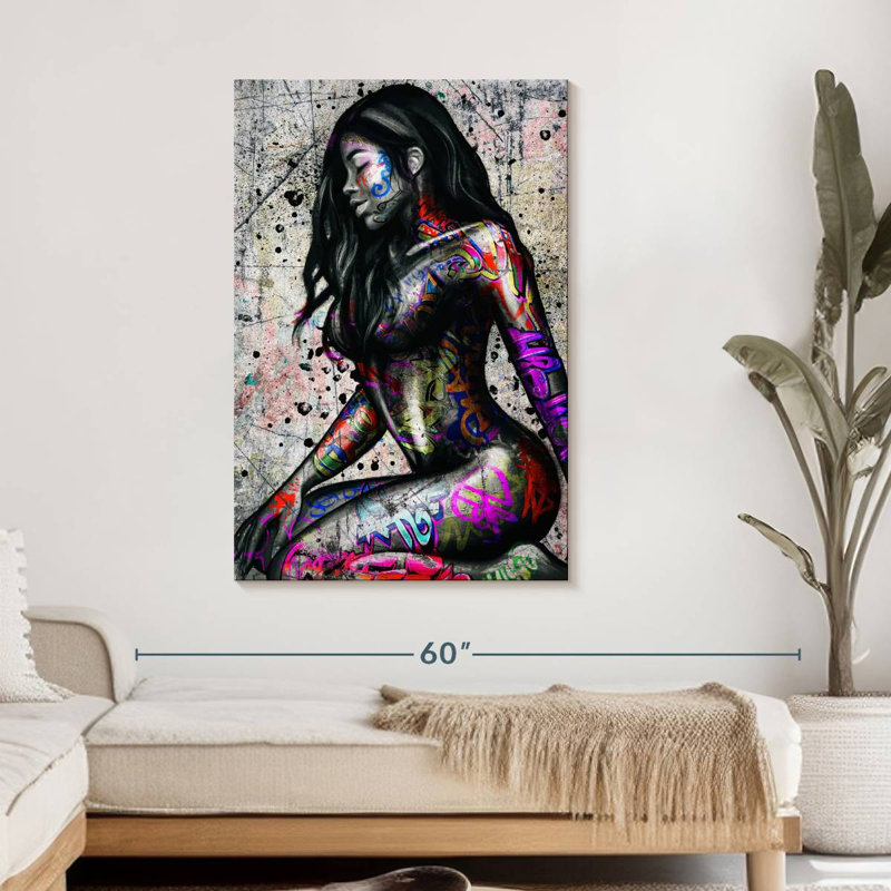 " African Seduction " by Harper D., 45" H x 30" W x 1.25" D