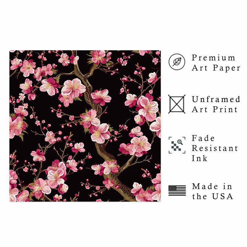 Art floral japonais, fleurs de cerisier japonaises, fleurs de cerisier II