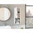 Brisen 1-Door Wall Mounted Bathroom Cabinet-1358839484