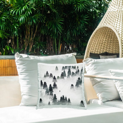Coussin d'extérieur imprimé Niveous Mountain