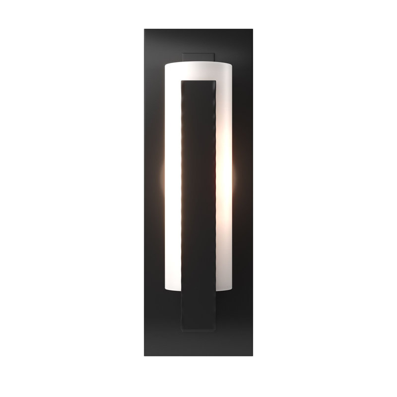 Applique murale encastrée 1 lumière à barre verticale, Noir, Black