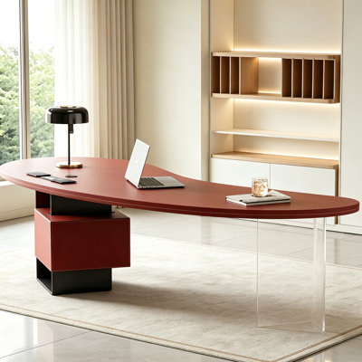 Modern Luxury Irregular Shaped Desk