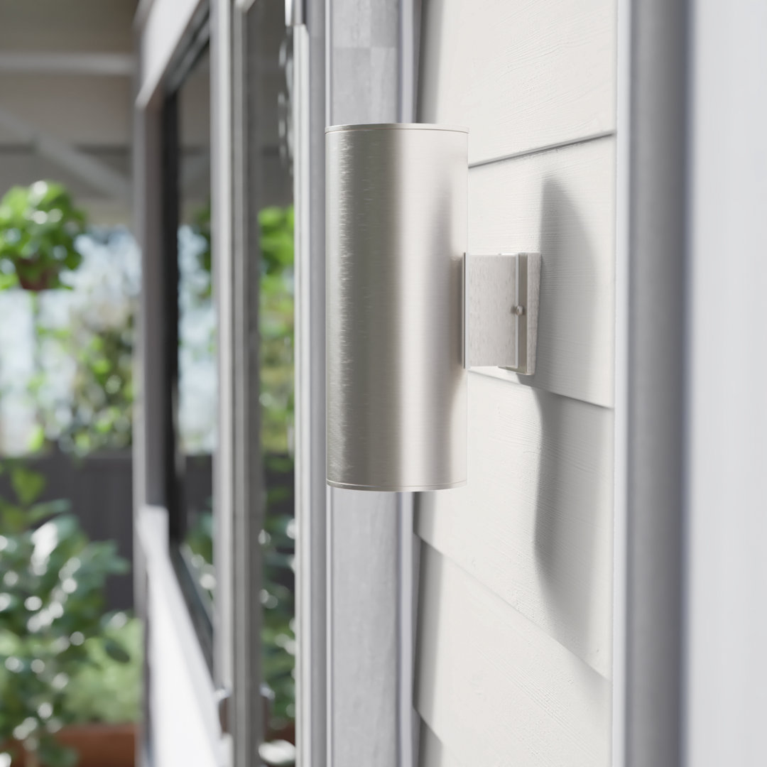 Kaitlyn Stainless Steel Wall Light Brayden Studio® Fixture