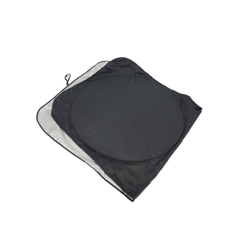 59X28" Small Car Windshield Sun Shade Cover Deflector - Blocks UV Rays Sun Visor Protector, Sunshade To Keep Your Vehicle Cool - Compact Small Car