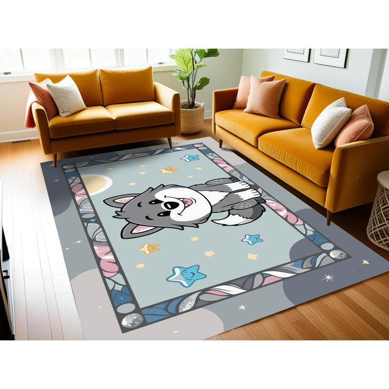 Tapis de Noël lavable The Holiday Aisle®, Rectangulaire 2 pi x 3 pi
