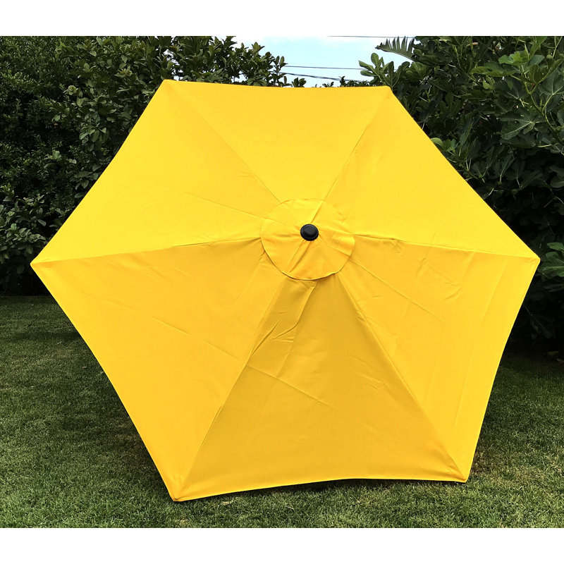 Housse de remplacement pour parasol Anesca, Jaune