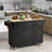 Solid Wood Top Kitchen Island-1210873231