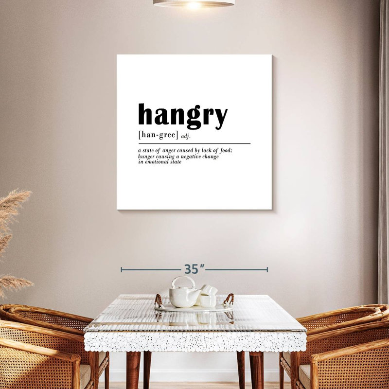 Tergel Hangry, 36" H x 36" W