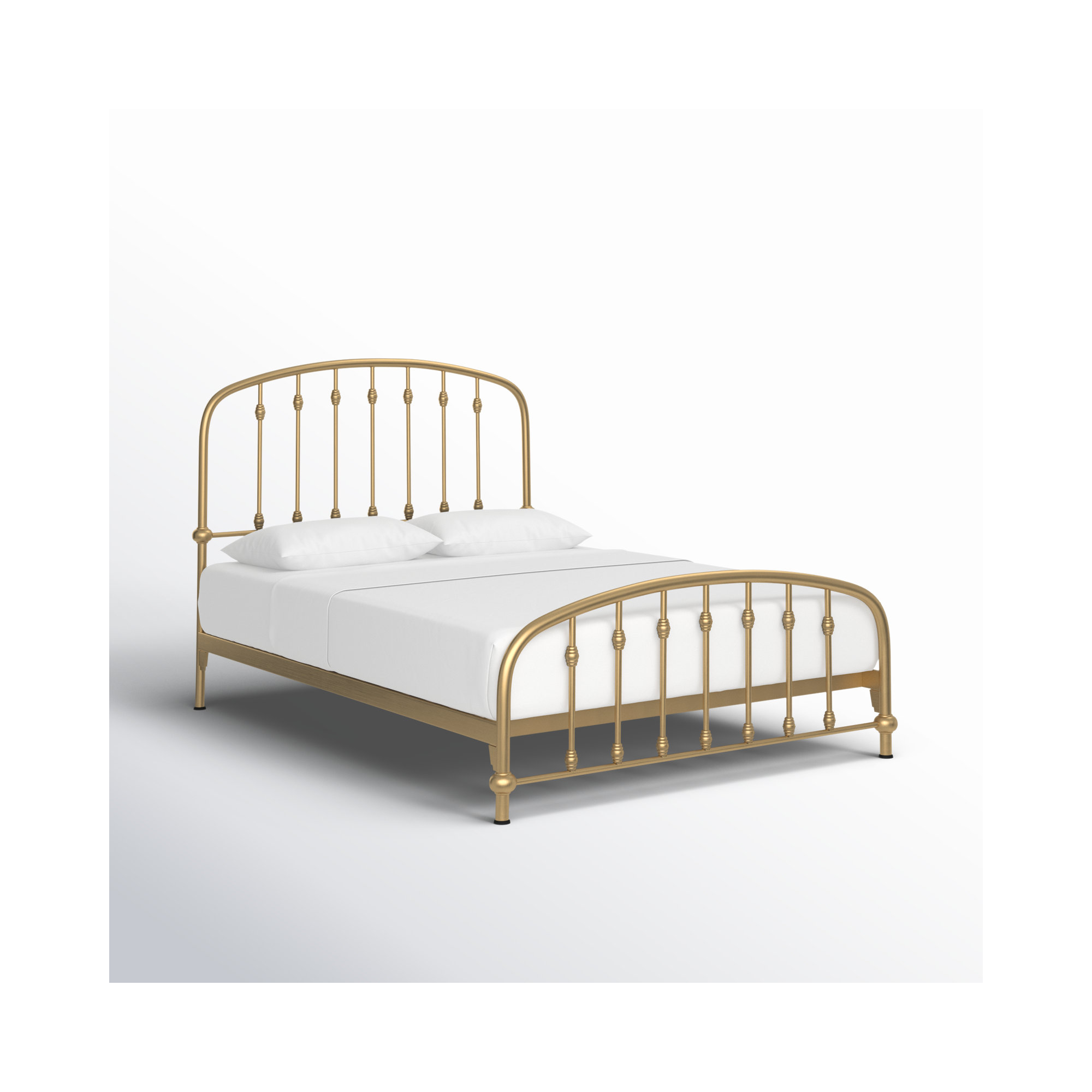 Wadsworth Metal Bed, Antique Bronze, Queen