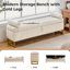 Modern Oversized Teddy Bench For End Of Bed With Storage Entryway Bench-1439877627