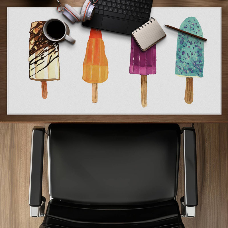 Iced lollipop - 15.75"x31.50" Desk mat