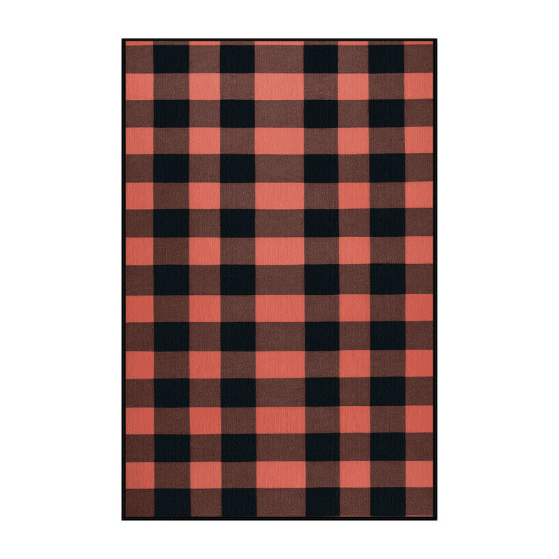 Machine Washable Botanical Brown Area Rug, Rectangle 8' x 12'