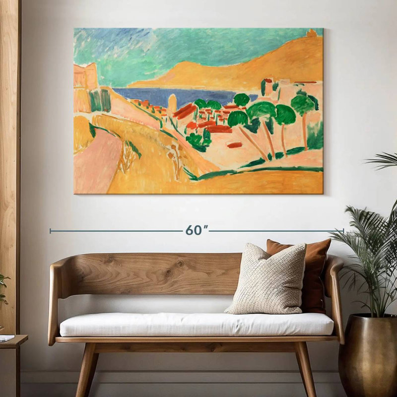 Gillard Collioure En Aout, H 34 po x l 51 po