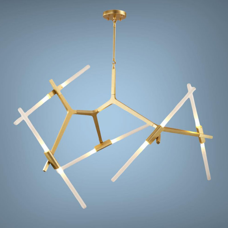 Candelo 10 - Light Gold LED Unique/Statement Pendant