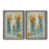 Toile avec cadre gris