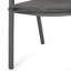 Chaise de salle à manger d'extérieur moderne en aluminium avec siège en corde (ensemble de 2)-1051749648