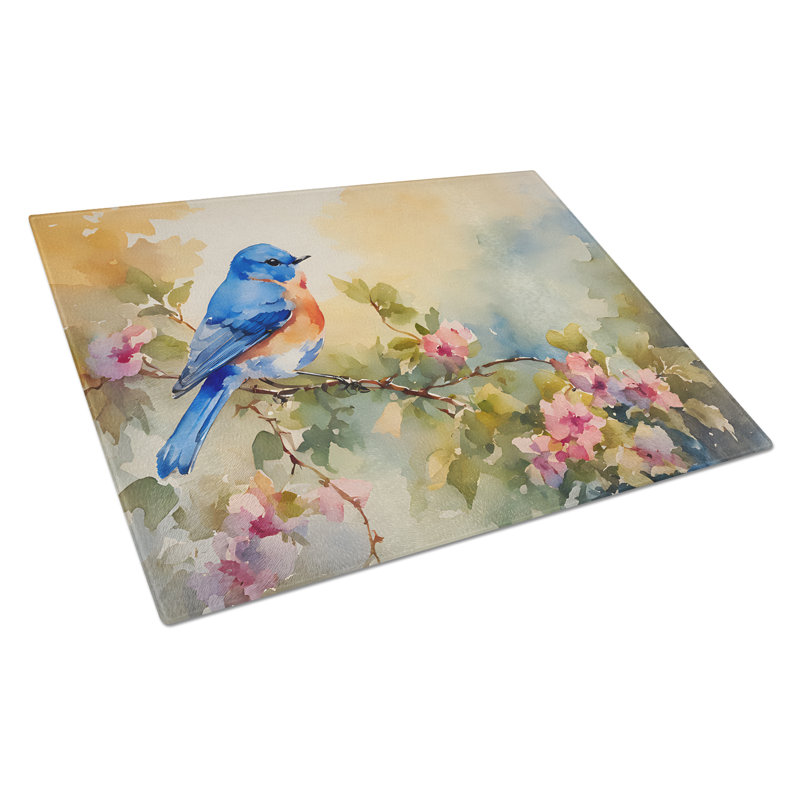 Bluebird Glass Cutting Board