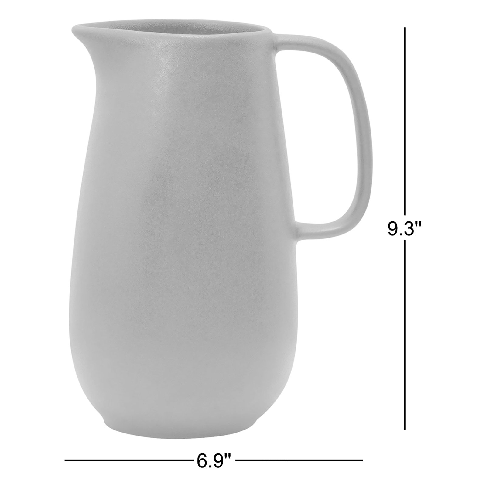 Mesa Stoneware Pitcher, White