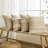 Topfinel Neutral Decorative Throw Pillow Covers,Burlap Linen Cushion Cover Set of 4-99252073