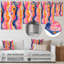 Rose et orange abstrait Boho Landscape III - impression d'art bohème-1018243858-1018243860