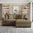 Yalisa 83.5"W 2 - Piece Modern Upholstered Modular Sectional Sofa with Solid Wood Leg-101904361