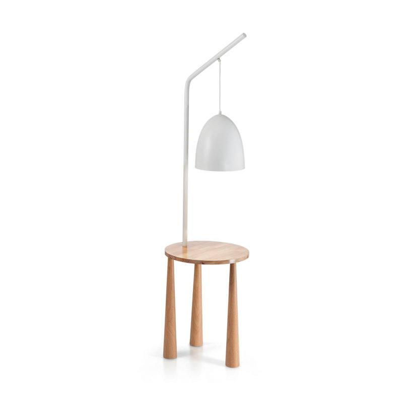 Lampe de table sur pied 64,57 "Exley, Blanc