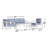 Jayton 5 Piece Sofa Seating Group with Side Table
