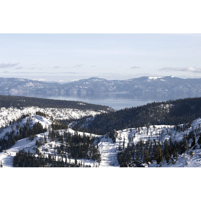 Lake Tahoe - Photographie sur toile tendue, H 8 po x l 12 po
