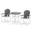  Outdoor Patio Set of Five Pieces (Includes 2 Bar Chairs + 1 Bar Table)-676974175
