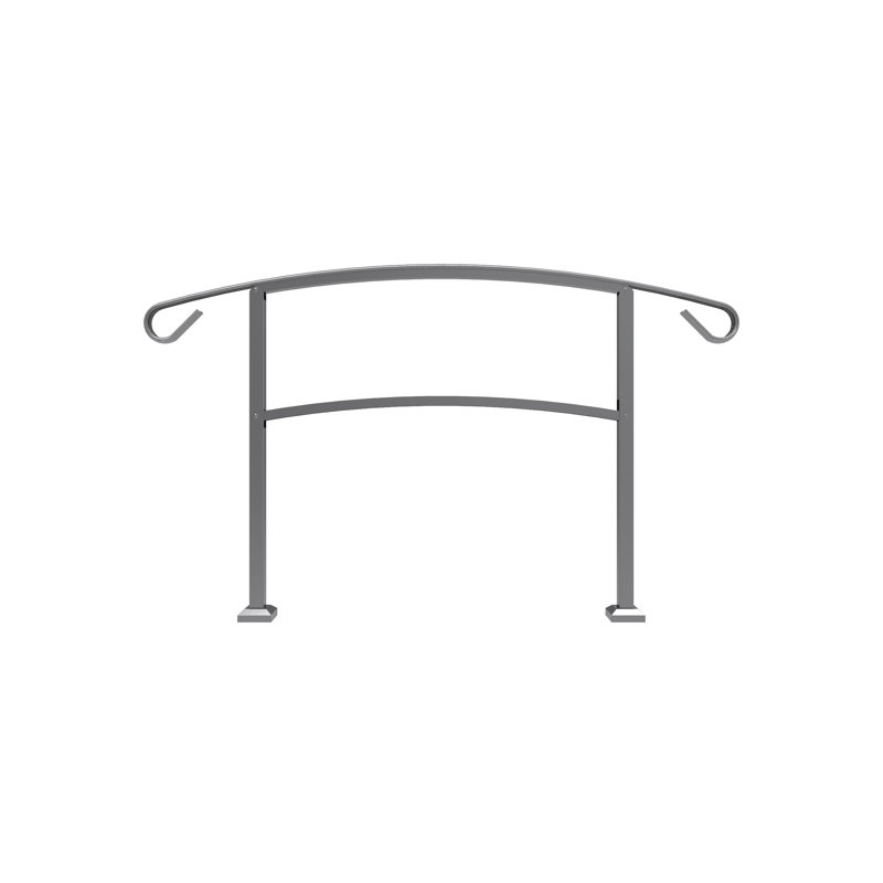 Aged Bronze 37.2" Metal Porch Handrail System
