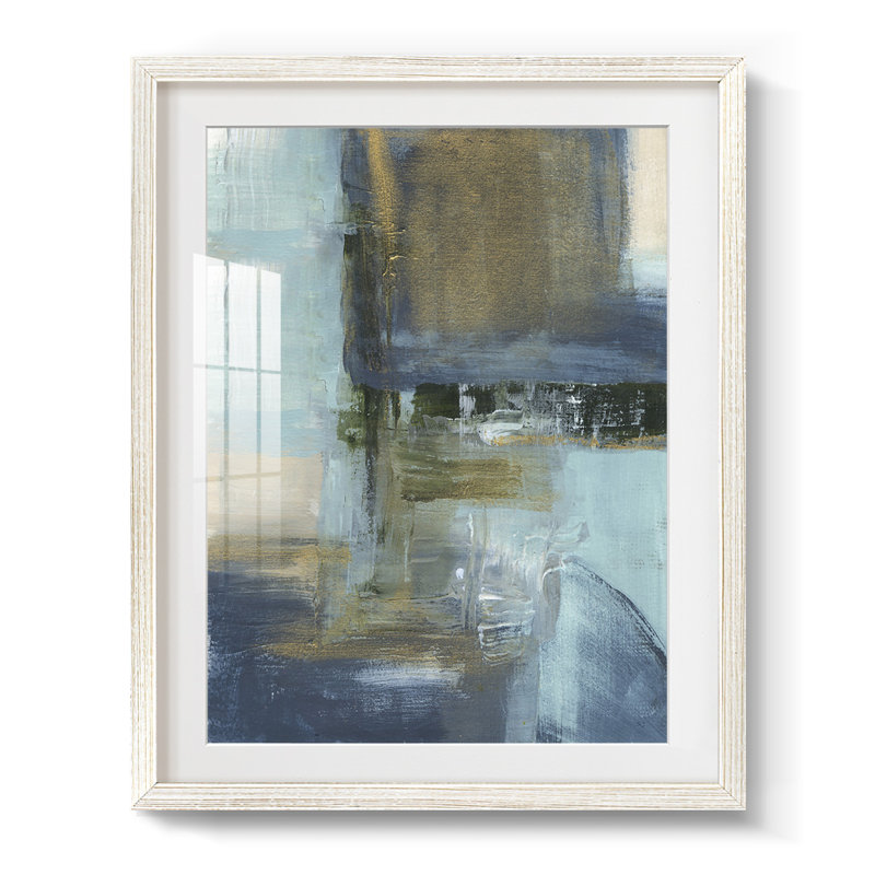 Étang de sable II - impression encadrée, H 28,5 po x l 20,5 po, Blanc