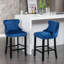 Tabourets de bar en velours-946461036