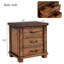 Table de chevet en bois massif Dhurpati
