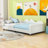 Upholstered Daybed with Sherpa Fabric-350131810-349787540