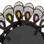 Halltown Acrylic Round Mirror