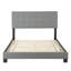 Base de lit plateforme tapissier en similicuir avec tête de lit réglable et système de soutien à lattes robustes Roma - aucun sommier requis-1345607096-1345607098