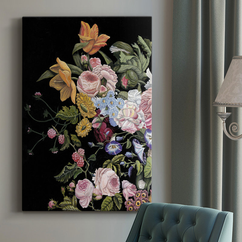 Diptyque baroque de l'UA CH I - peinture sur toile tendue, H 27 po x l 16 po x P 1 po