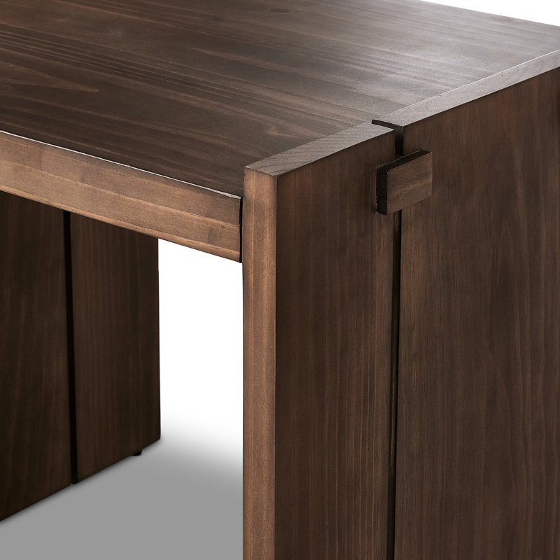 Table de bout Koezeno - Pin fauve