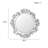 30.5"Eden Gingko Leaf Round Wall Mirror-263354666