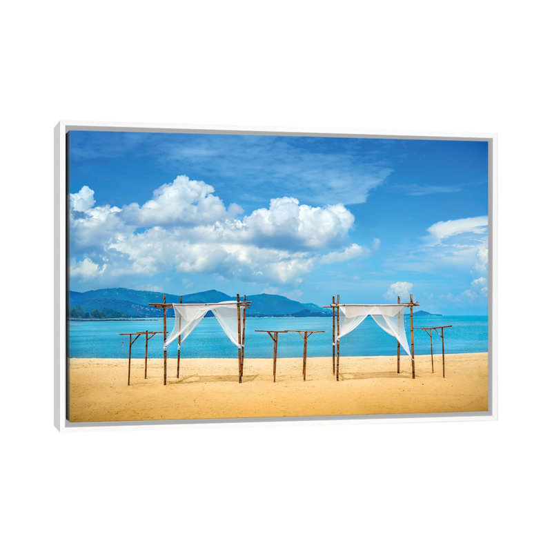 «Just Breathe and Relax» par Ben Heine - reproduction de photo, H 26 po x l 40 po x P 1,5 po, Toile blanche encadrée