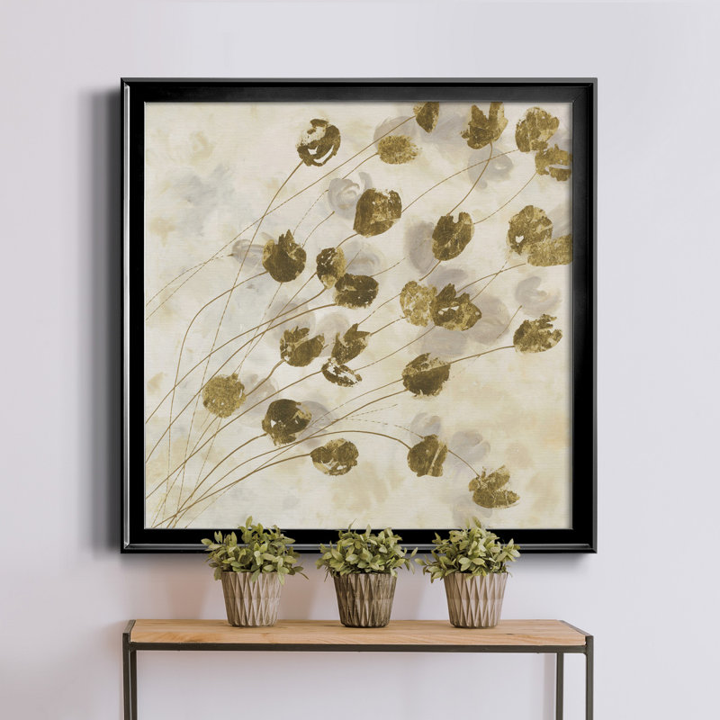 «Elegance in Bloom IV», reproduction d'art sur toile encadrée, Cadre noir, H 34,5 po x l 34,5 po x P 1,5 po