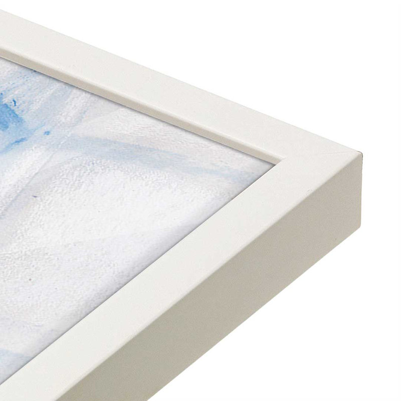 «Campanula On Linen» par Carol Rowan, reproduction d'art sur toile, H 16 po x l 12 po, Blanc
