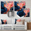 «Rose and Gold», encre liquide Abstraction II - encre liquide, art mural abstrait en métal-92171313