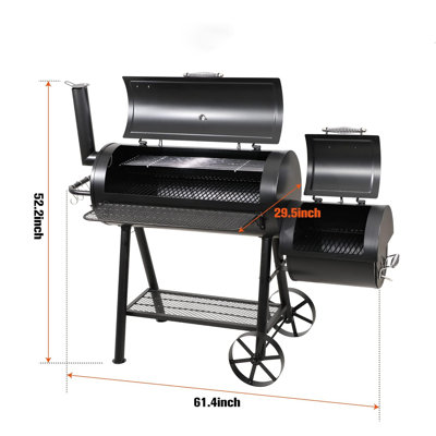 SIPIROT Heavy-Duty Charcoal Outdoor Smoker Grills