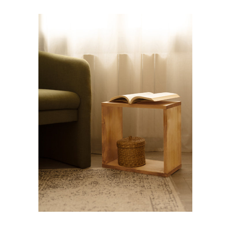 Saura Bookshelf 38, Medium Oak, (1 Shelf) 15"H x 16"W x 8"D