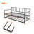 Twin Daybed With Trundle Multifunctional Metal Lounge Daybed Frame For Living Room Guest Room