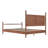 Harlow Modern Farmhouse Poplar Wood Bed Frame with Spindle Headboard and Slat Support-125959298