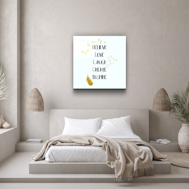 Élégante peinture décorative en verre trempé, 40 x 40 po | 100% verre trempé, épaisseur: 0,16 pouce | Impression UV pour des couleurs éclatantes et une durabilité | Parfait pour la décoration intérieure et les amateurs d'art
