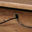 Bureau d'ordinateur avec huche, finition brune-1971380153