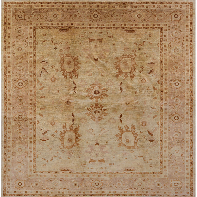 Willapa Floral Indoor Rug, Square 3'